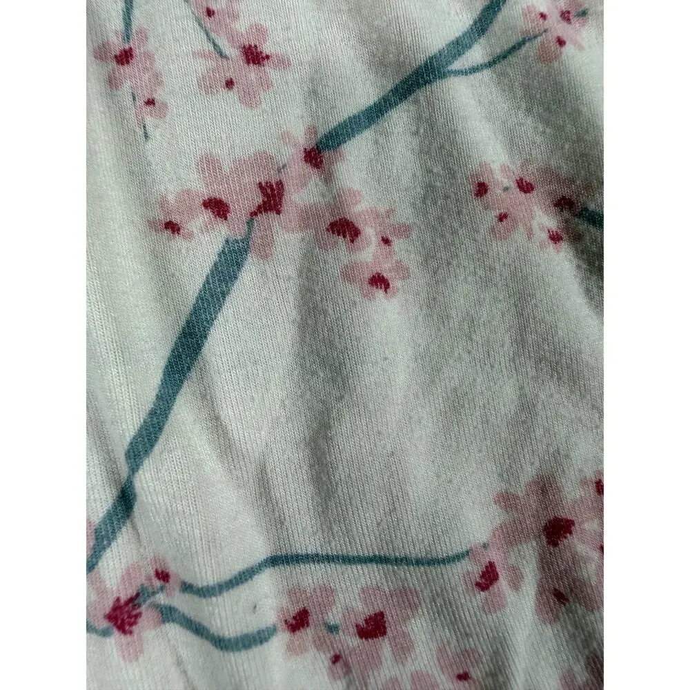 Kickee Pants Cherry Blossom Bamboo Long Sleeve Pajamas size 3